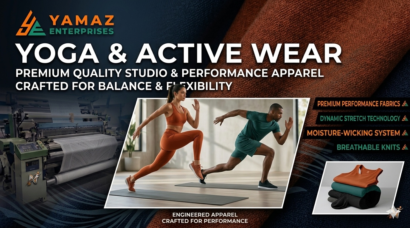 Yamaz Enterprises - Yoga & Active Wear, Premium Quality Studio & Performance Apparel